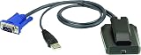 ATEN CV211 Portable Laptop USB Console Crash Cart Adapter File Transfer Black view 2