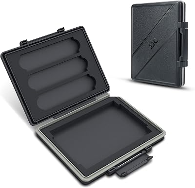 JJC SSD Storage Case Holder 3x M.2 NVMe + 1x 2.5 Inch SSD Water-Resistant