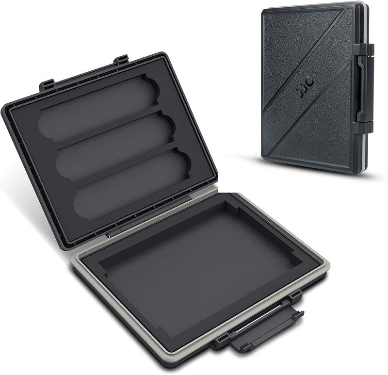 JJC SSD Storage Case Holder 3x M.2 NVMe + 1x 2.5 Inch SSD Water-Resistant