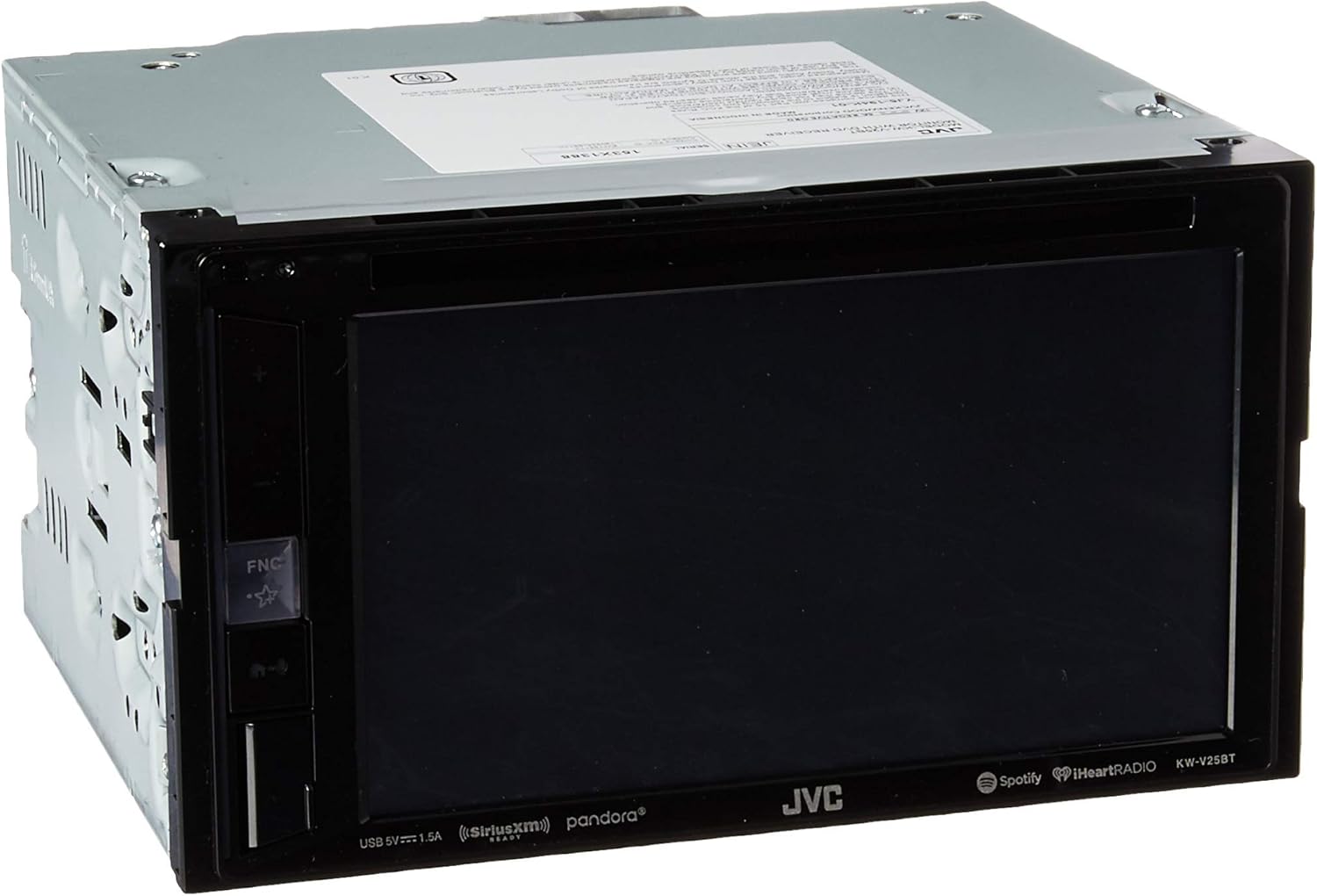 JVC KW-V25BT Multimedia Receiver Featuring 6.2" WVGA Clear Resistive Touch Monitor/Bluetooth / 13-Band EQ (Renewed)