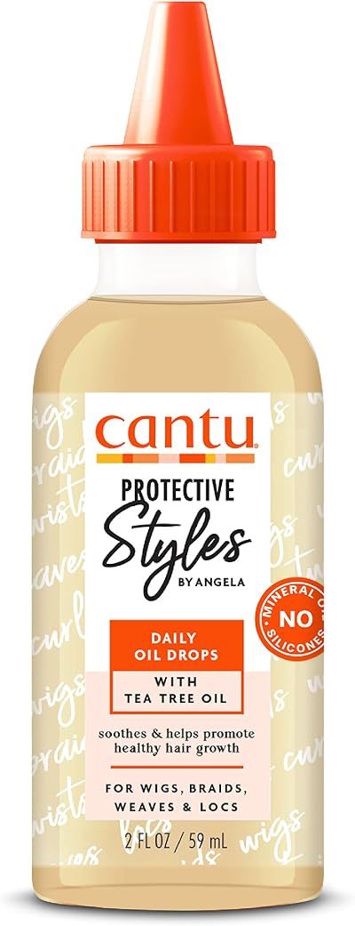Cantu Protective Styles Daily Oil Drops 59ml Peppermint Tea Tree Scalp Moisture