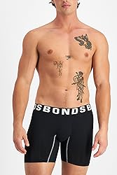 Bonds Men's Underwear Anti-Chafing Boxer Briefs