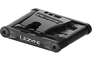 LEZYNE V PRO 17 Bicycle Multi-Tool, Anti-Corrosion Vanadium Bits, Tubeless Tire Plug Kit, HEX 2/3/4/5/6mm, T10/T25, Cross-Head, Bike Tool