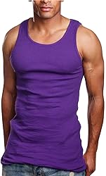 ToBeInStyle Men's Single A-Shirt Tank Top