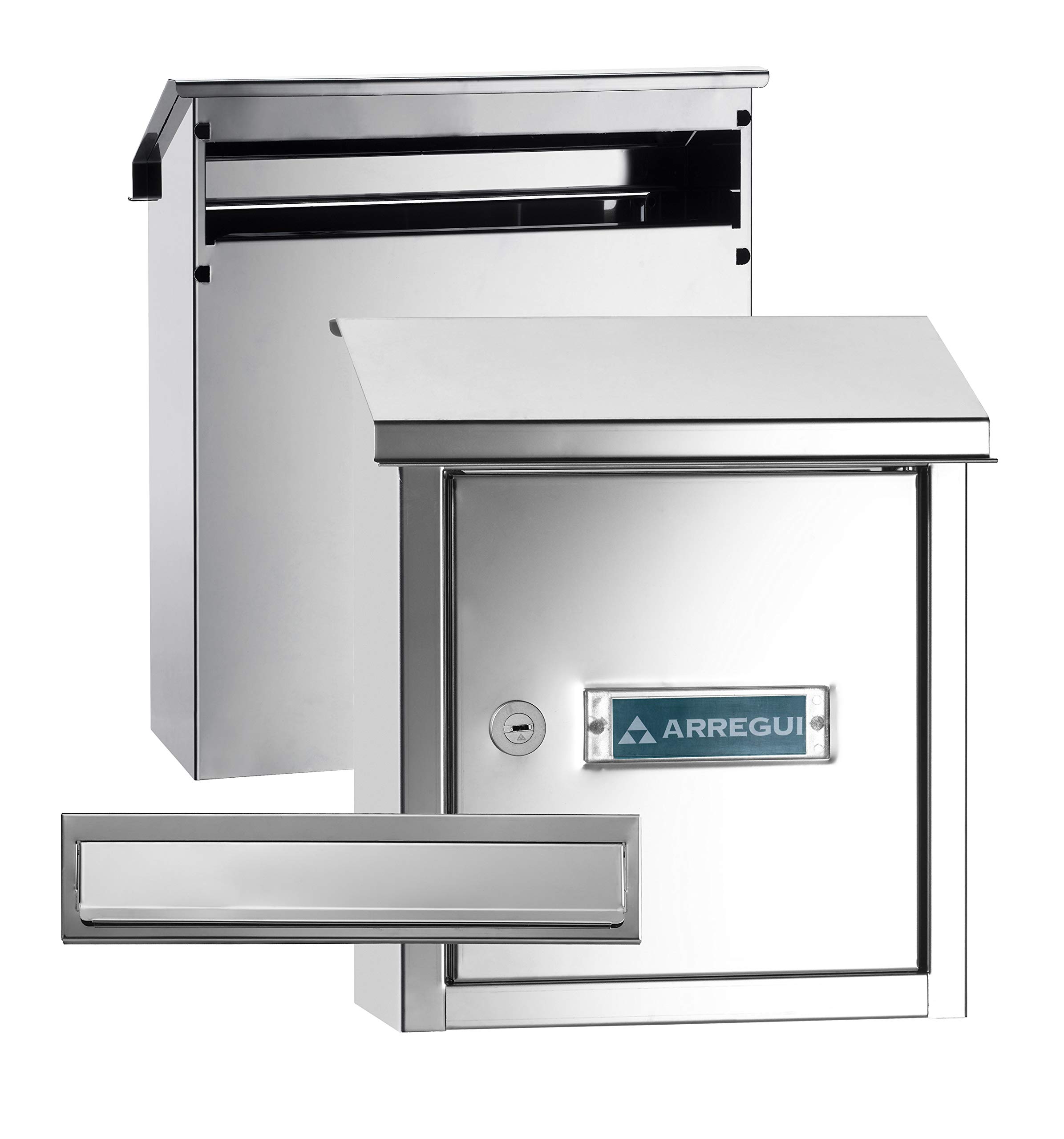 Arregui V4037 Stainless Steel Letter Box and Letter Collector, Size S (DIN A5)