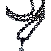 AWAKEN YOUR KUNDALINI Handmade Rainbow Obsidian Mala Beads Necklace | 8mm 108 Beads | Spiritual Jewelry | Birthstone & Root Chakra Energy