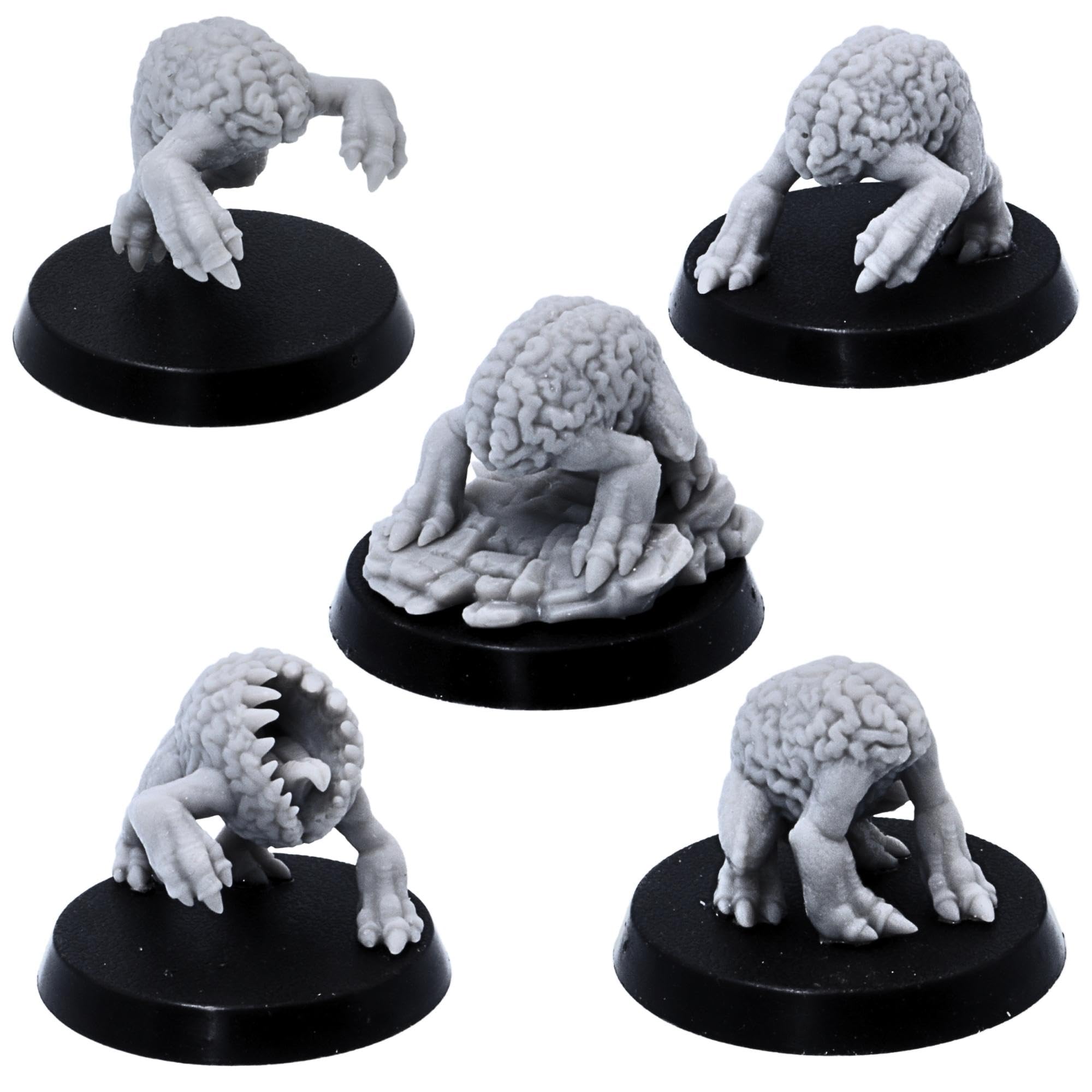 Intellect Crawlers Miniature Figure for Tabletop 28mm Dungeons and Dragons Miniature Gaming, Fantasy Role Playing Games