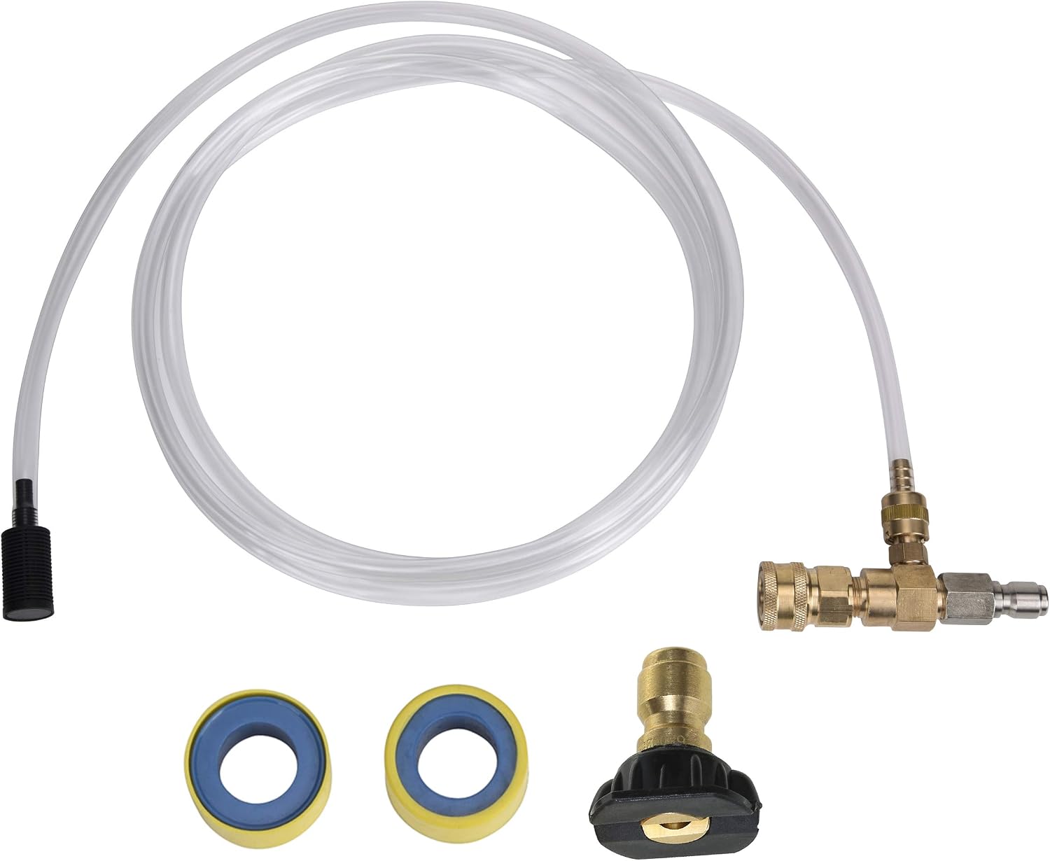 Amazon Com Tool Daily Adjustable Soap Chemical Injector For Pressure Washer 3 8 Inch Quick Connect Garden Outdoor