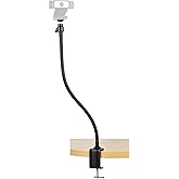 AceTaken Webcam Mount - Flexible Gooseneck Arm Clamp Stand Tripod for Logitech Webcam C920s C920 C930e C922x C930 C922 C925e C615 Brio - 25 inches