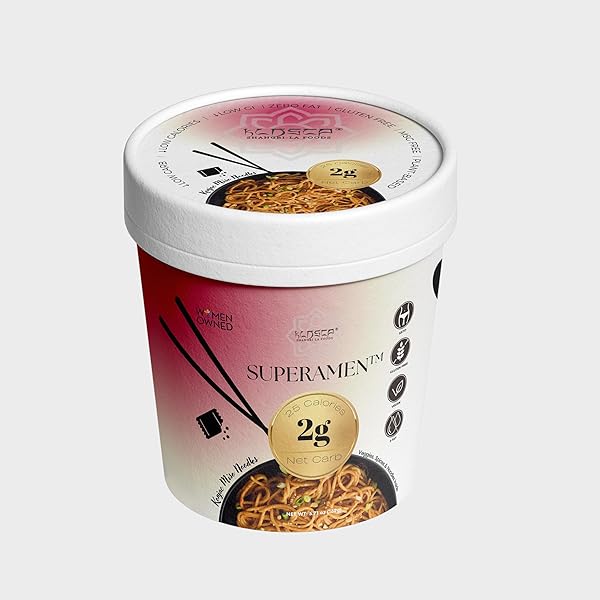 KONJAC NOODLES INSTANT MISO SOUP CUP – SHIRATAKI PASTA ANGEL HAIR WITH LOW CARB MISO BROTH, READY TO EAT RAMEN, LOW GI, KETO-FRIENDLY, HEALTHY ASIAN NOODLES, HOLIDAY GIFT (1 CUP)