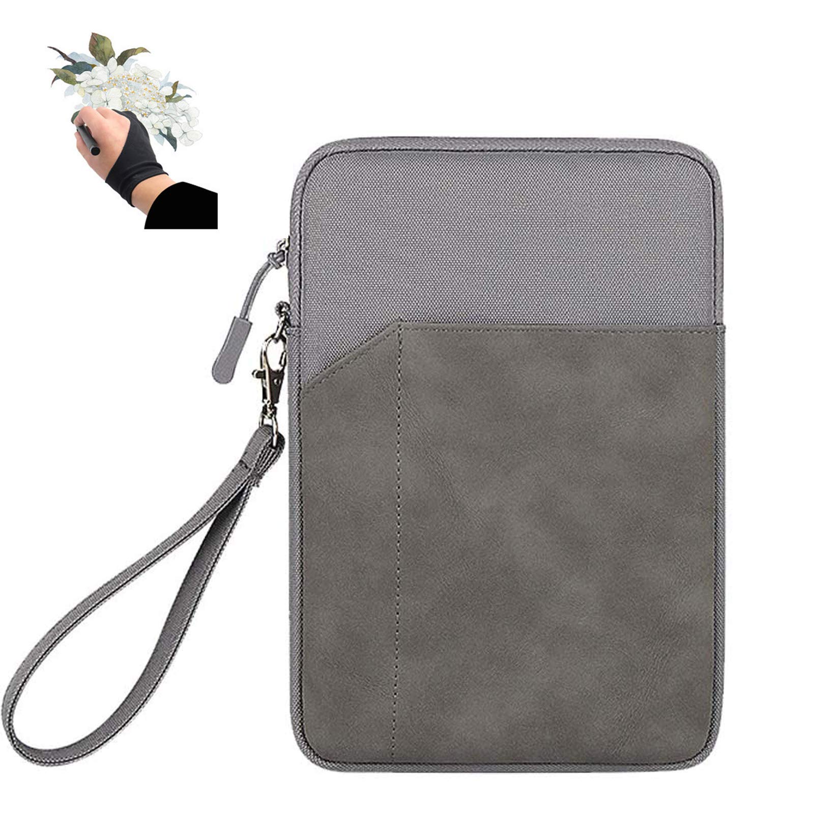 Graphics Drawing Tablet Case OSU Tablet Protective Storage Sleeve Bag Compatible with Gaomon S620, XP-Pen G640, Deco Mini7, Huion HS64, H640P, Wacom Intuos S, Veikk VK640 Travel carry Case