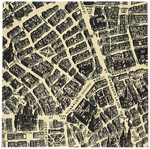 Prima Marketing 655350960704 Street Map Resist Canvas