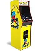 Arcade1Up Pac-Man Deluxe Arcade Gaming Cabinet, 14 Classic Games | Real Feel Joysticks and Buttons, 17-Inch Color Screen