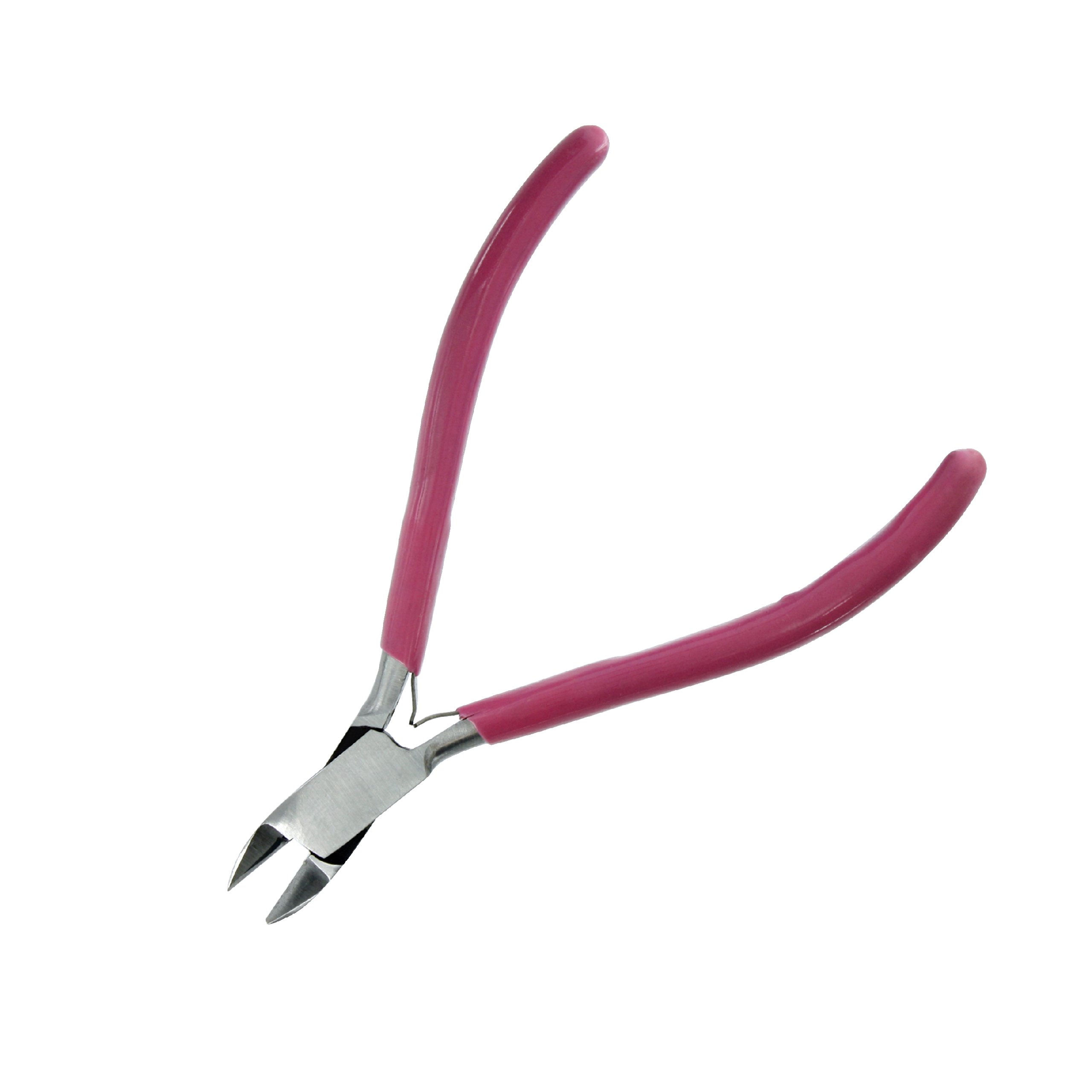 Jewelltool Diagonal Cutting Pliers Tool, Pink, 11 cm