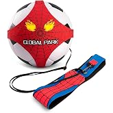 Global Park Soccer Trainer Adjustable Waist Belt - Football Training Equipment Aid for Ball Control, Passing &amp; Shooting, Kick Throw Trainer Solo Practice Volleyball, Rugby for Kids Adults at Home