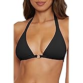 Becca Color Code - Women's Triangle Bikini Top, Adjustable, Tie Back, Swimwear Separates for Women