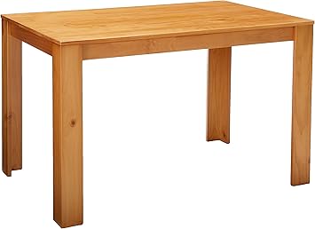 Amazon Com Zinus Vialeta Mission Style Wood Dining Table Table