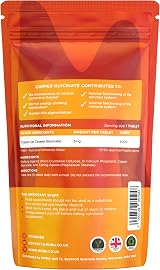 MOBU Copper Bisglycinate 3mg 120 Tablets Vegan UK Made GMP view 7