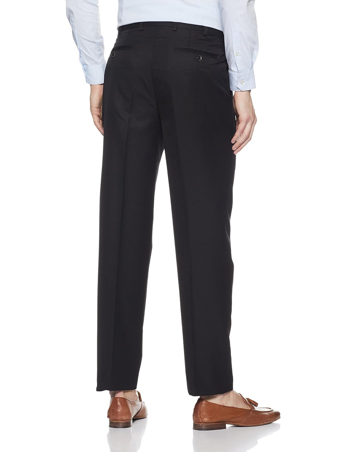 raymond men's pleat-front formal trousers