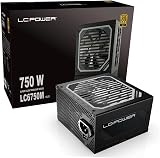 LC-Power 750W PSU Gold ATX 3.0 Modular PC Power Supply 80+ Gold LC6750M