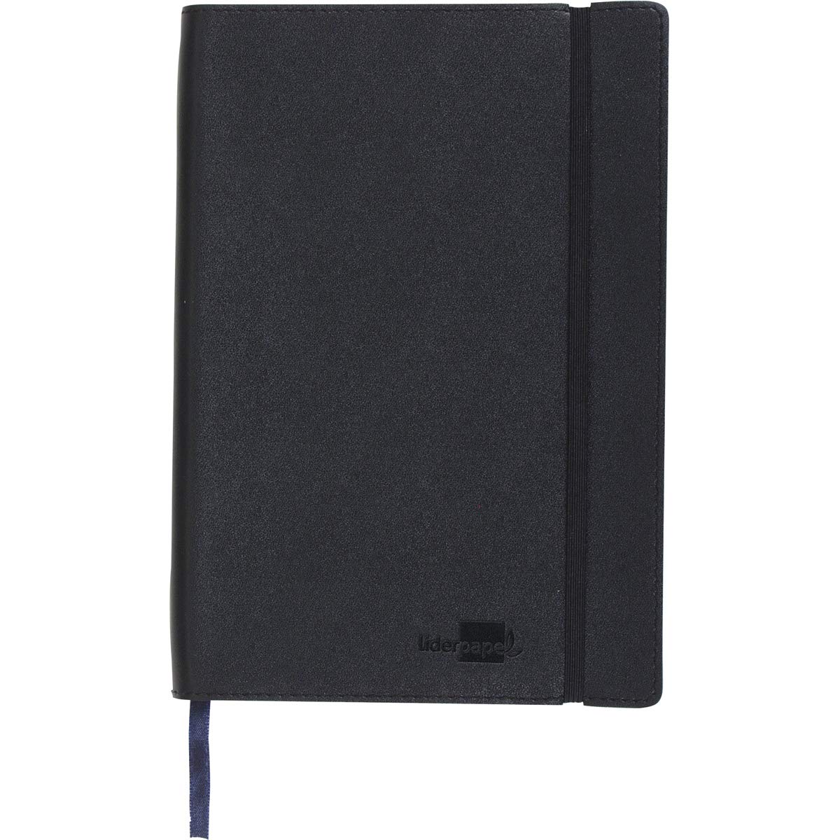 Liderpapel Imitation Leather Notebook A5 120 Sheets 70 g/m² Index Black (LB47)
