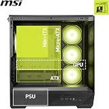 MSI MAG PANO 130R PZ Mid-Tower Gaming Case USB 20Gbps Type-C view 4