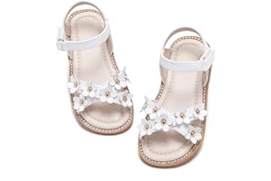 Kiderence Toddler Girls Sandals Little Girls Kids Summer Shoes Toddler Sandals