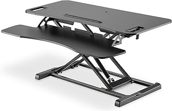 Digitus Ergonomischer Schreibtisch Aufsatz Fur Gesundes Arbeiten Sitz Steh Arbeitsplatz Tastatur Maus Ablage Amazon De Kuche Haushalt