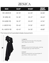 ZESICA Women's 2024 Summer Boho One Shoulder
