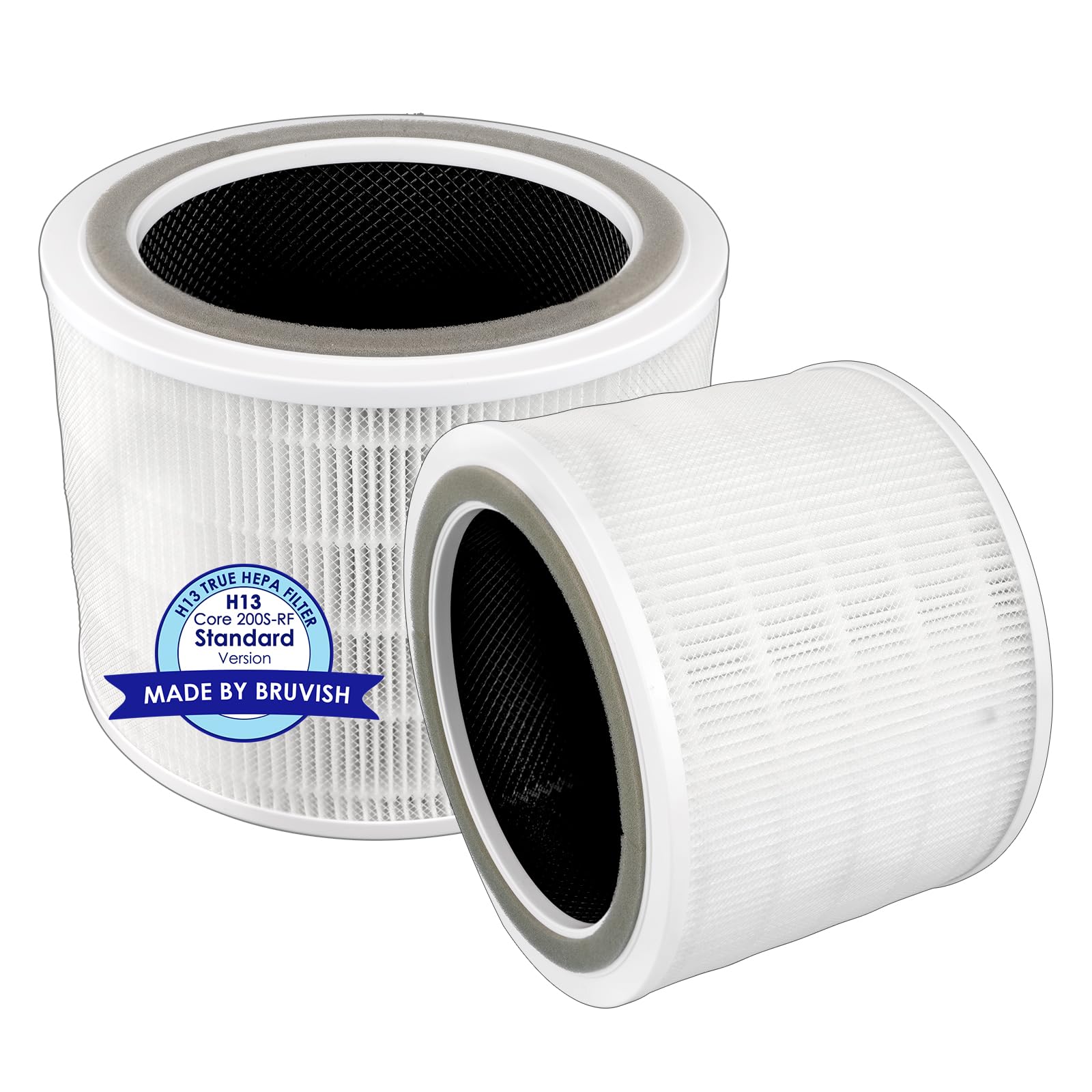2 Pack Core 200S Replacement Filter fot LEVOIT Core 200S Smart WiFi Air Purifier, Core200S H13 True Hepa Filter, 3-in-1 Activated Carbon Filters HEPA, Compared to Part # Core 200S-RF