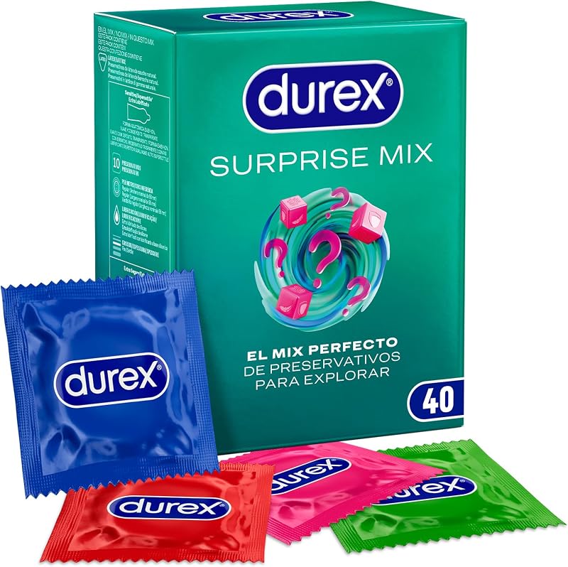 Preservativos Surprise Mix, selección de 40 condones