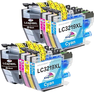 KINGWAY LC3219XL Ink Cartridges Multipack for Brother MFC J5330 J5930