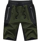 STICKON Mens Shorts Casual Summer Shorts with Pockets