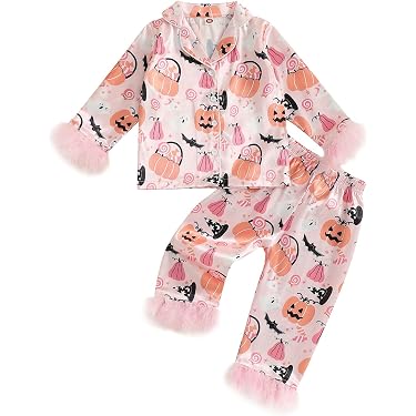 FUNUONY Women's Cotton 2 Piece Pajamas Set Button Down Long