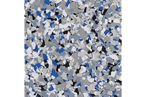 EPOXY FX Epoxy Flakes 1/4" (1 Pound) - Epoxy Floor Flakes/Garage Floor Flakes for Decorative Floors and Crafts (711 Comet)