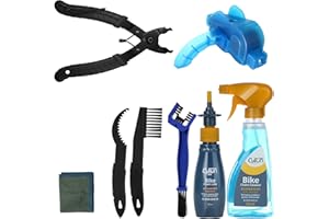 LOQOMI Bicycle Cleaning Kit including chain Cleaing Agent,chain brush,maintenance tool,lube,degreaser
