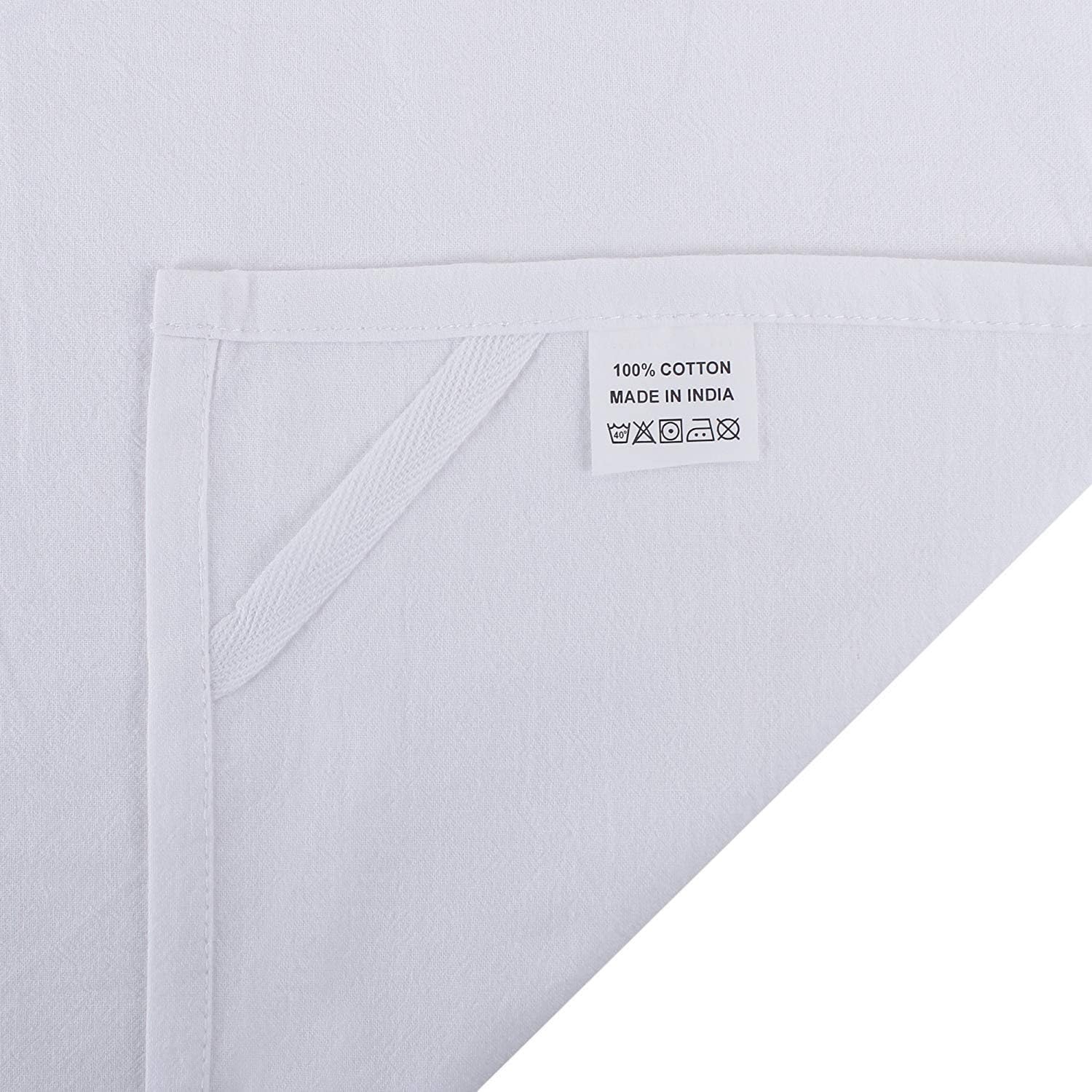 DG Collections Flour Sack Dish Towels, 100% Cotton, Set of 12 (27x27 Inches), Multi-Purpose Vintage Kitchen Towels, Very Soft,Highly Absorbent, Lint Free, Pre-Washed Tea Towels for Embroidery & Print: Home & Kitchen