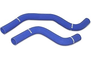 Mishimoto MMHOSE-EVO-8BL Silicone Radiator Hose Kit Fits Mitsubishi Lancer Evo 8 2001-2007 Blue