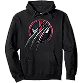 Marvel Studios Deadpool & Wolverine Slashed Icon with Claws Pullover Hoodie
