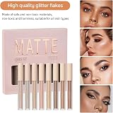 Bezavea Matte Liquid Eyeshadow Set 8 Colors Smoothing Long Lasting Quick Drying view 3