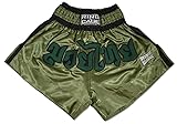 Ring to Cage Muay Thai Shorts - Marine Green/Black