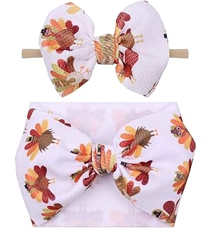 thanksgiving baby bows