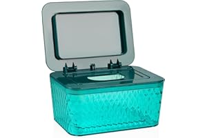 Whiidoom Wipes Dispenser, One-Handed Operation Wipe Holder for Baby & Adult, Seal-Designed Wipes Container for Bathroom Keep Diaper Wipes Fresh (Green)