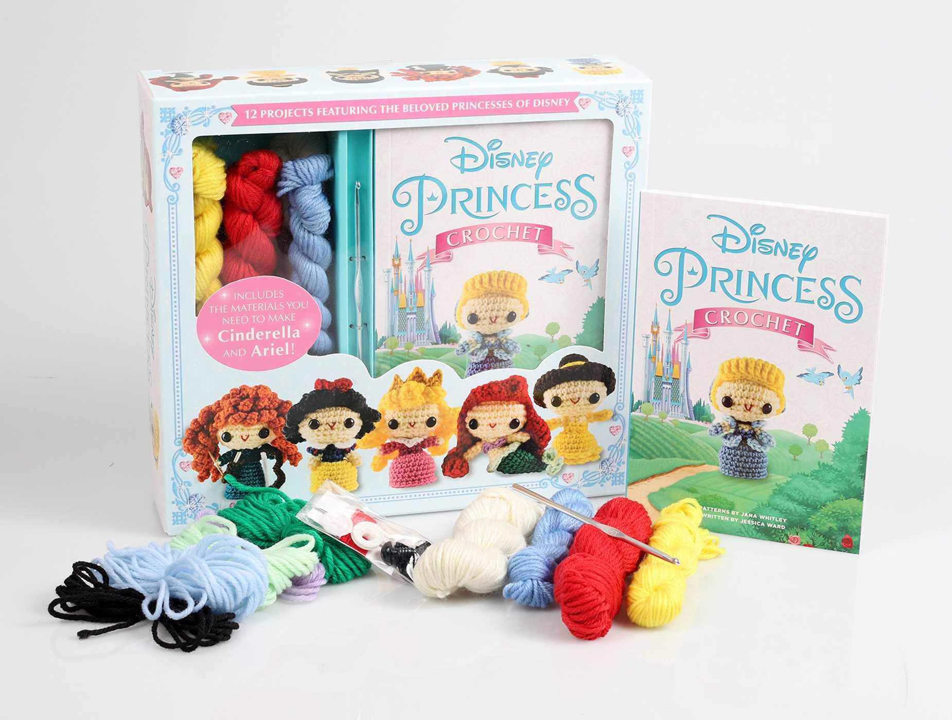 crochet disney princess dolls