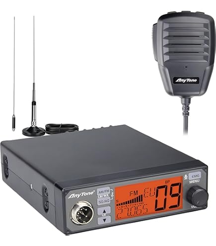 Amazon.com: AnyTone AT-5289 II 10 Meter Mobile Ham Radio, 60W AM