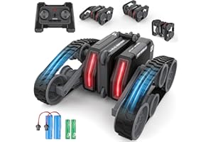 Mafbeanl Remote Control Car, RC Cars Stunt Car Toy, 2.4Ghz Double Sided 360° Rotating RC Car with Headlight, Birthday Xmas Gifts Toys Cars for Adults Boys 8-12 Kids (Black)