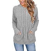 JomeDesign Sweaters for Women Long Sleeve Shirts Fashion Hoodies Pullover Sweatshirts Loose Casual Fall Tops
