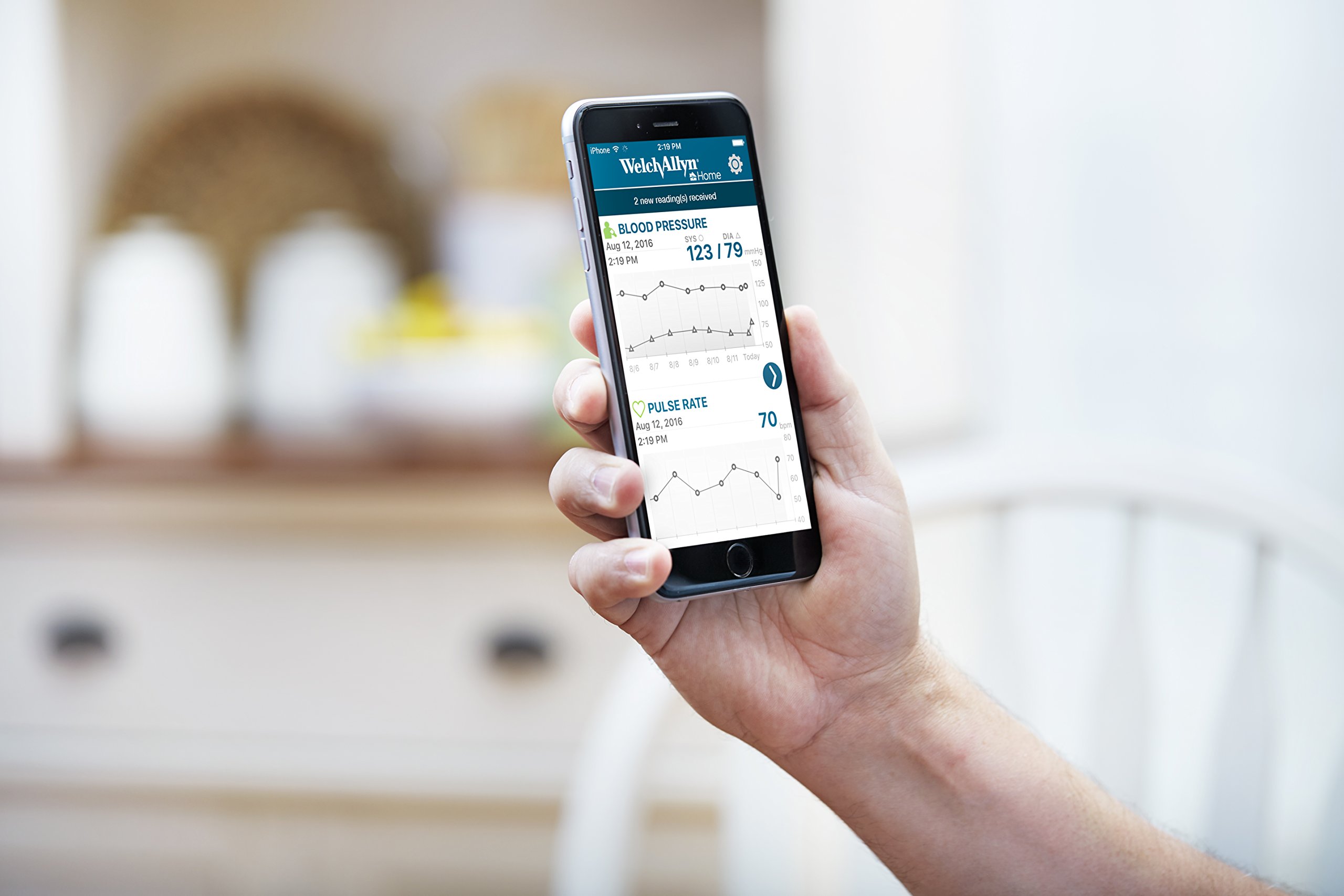 Welch Allyn Home 1700 Series Blood Pressure Monitor and Upper Arm Cuff