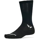 Swiftwick- ASPIRE Crew Cycling Socks, Firm Compression Fit, Moisture Wicking