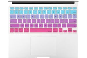 Allinside Blue and Pink Ombre Keyboard Cover Skin for MacBook Pro 13" 15" 17" (2015 or Older Version), MacBook Air 13" A1369/